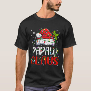 Papaw Claus Christmas Santa Matching Family Xmas P T-Shirt