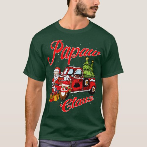 Papaw Claus Santa  Christmas Funny Awesome Gift T_Shirt
