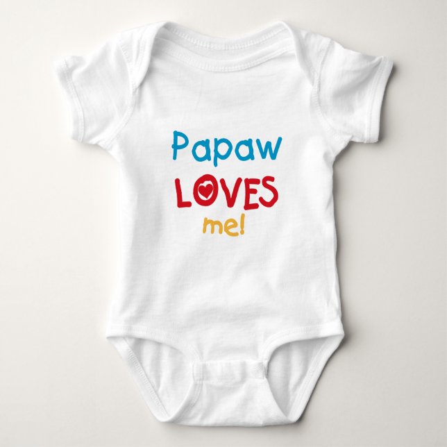 Papaw Loves Me T-shirts and Gifts (Front)