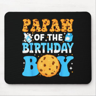 Papaw Of The Birthday Boy Milk And Cookies 1st Bir Mouse Pad