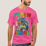 Papaw Of The Birthday Boy Monster Truck Dinosaur  T-Shirt<br><div class="desc">Papaw Of The Birthday Boy Monster Truck Dinosaur  .</div>
