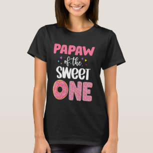 Papaw Of The Sweet One Donuts Birthday Family Part T-Shirt