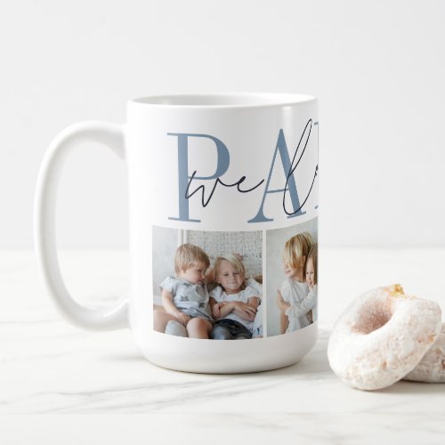 Papaw We Love You 4 Photo Collage Coffee Mug