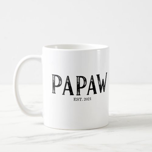 Papaw Year Established Coffee Mug