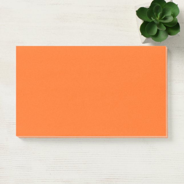 Papaya Fizz Simple 10" x 6" Post-it Notes (Office)