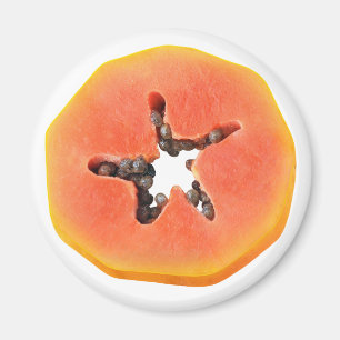 Papaya slice magnet