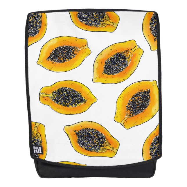 Papaya slices backpack (Front)
