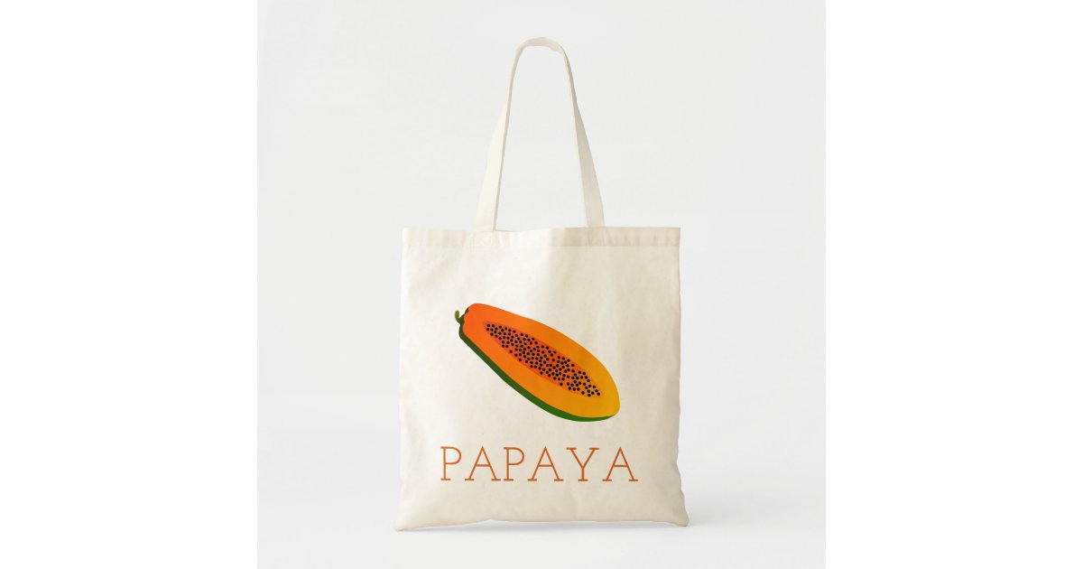 Papaya Tote Bag Zazzle