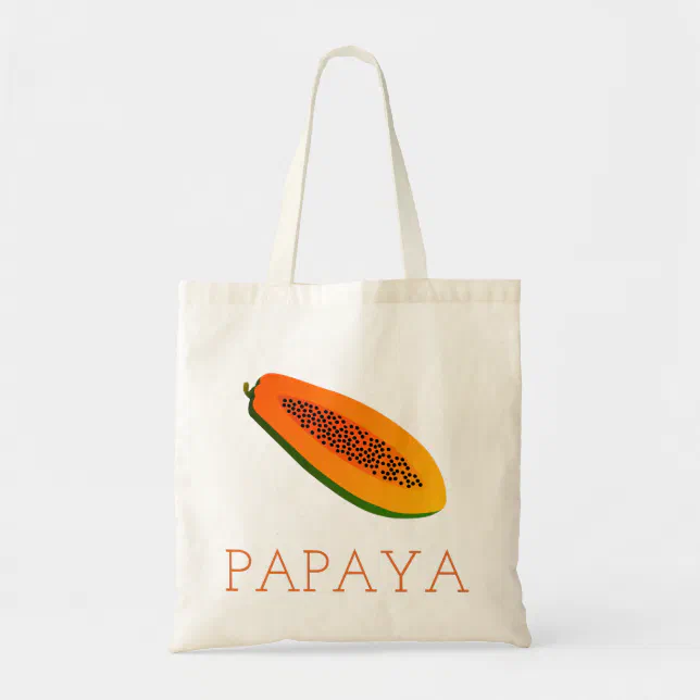 Papaya Tote Bag Zazzle