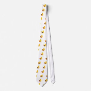 Papaya watercolour neck tie