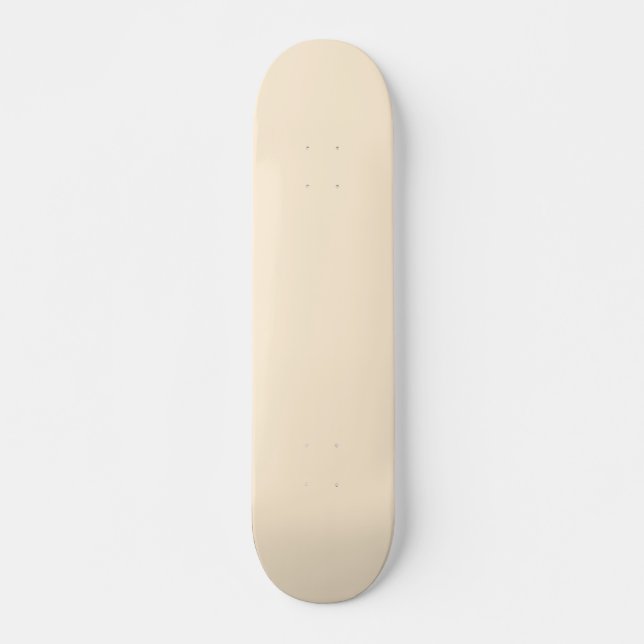 Papaya Whip Solid Color Skateboard (Front)
