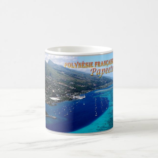 Papeete - Marina Taina - French Polynesia - Coffee Mug (Center)