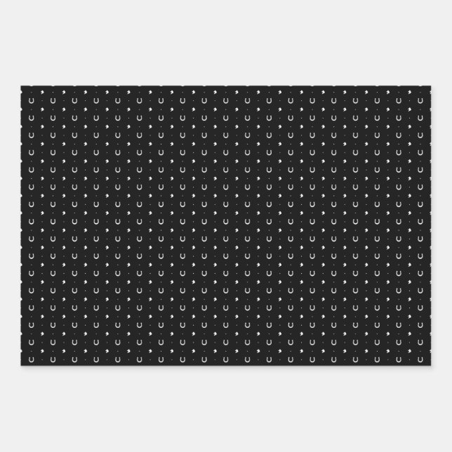 Papel de Regalo Estilo Western Wrapping Paper Sheets (Front)