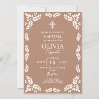 Papel Picado Baptism Girl