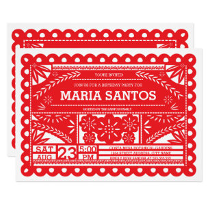 spanish party invitations zazzle