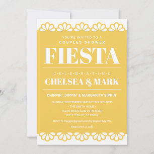 Papel Picado Couples Shower Invitation