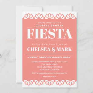 Papel Picado Couples Shower Invitation