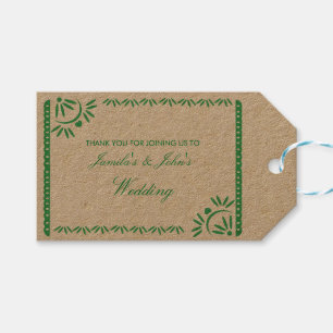 Papel Picado Fiesta Wedding Mexican Any Color Gift Tags