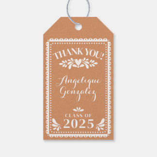 Papel Picado Graduation Thank You Party Favor Tags
