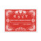 Papel picado love birds red wedding RSVP reply