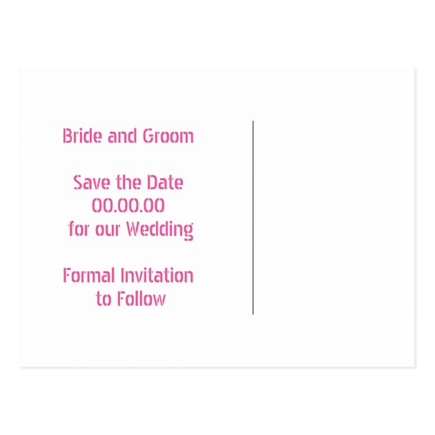 Papel Picado Lovebirds Pink Wedding Save The Date Postcard