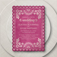 Papel Picado Pink Wedding