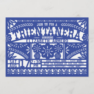 Papel Picado Trientanera Invitation