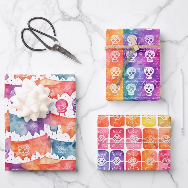 Papel Picado Wrapping Paper (Front)