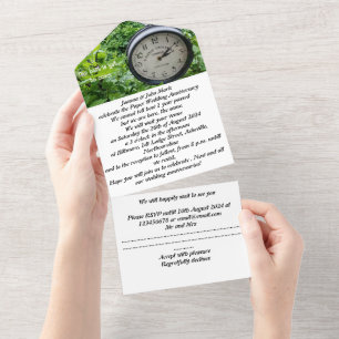 paper 1st wedding anniversary invitation  motto