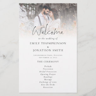 PAPER 2 Photos Overlay Script Wedding Program