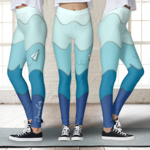 Paper airplane Active, Sport, Yoga Leggings