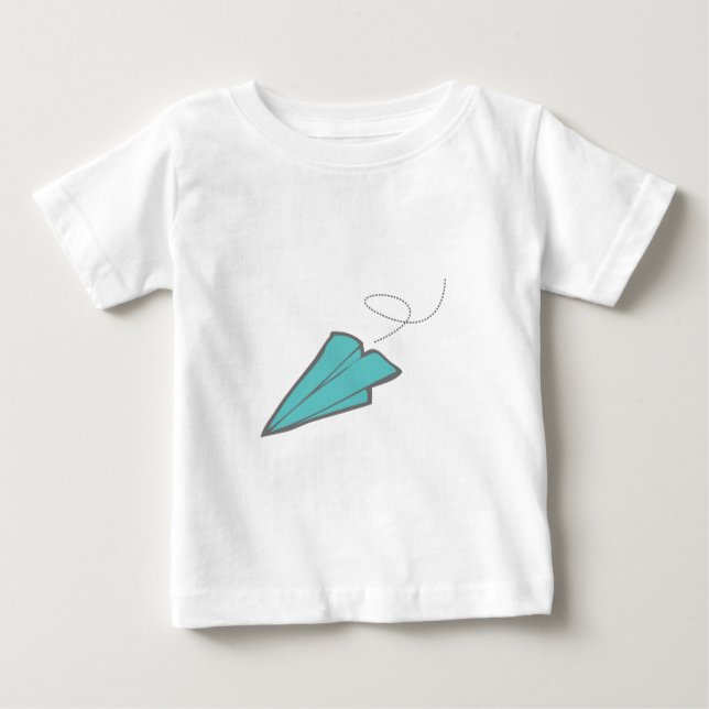 Paper Airplane Baby T-Shirt (Front)