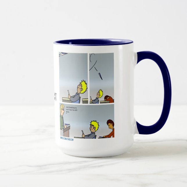 Paper Airplane Design Large Mug (Right)