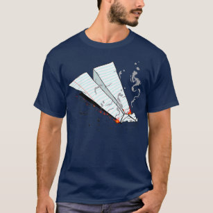  Paper Airplane Paper Plane Master Origami T-Shirt : Clothing,  Shoes & Jewelry