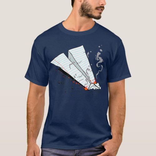 Paper Airplane Flying Paper Plane Master Origami  T_Shirt