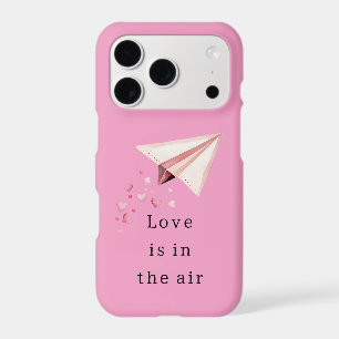 Paper Airplane Hearts Love Air iPhone 17 Pro Case