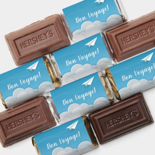 Paper Airplane in the Sky Going Away Party Hersheys Miniatures