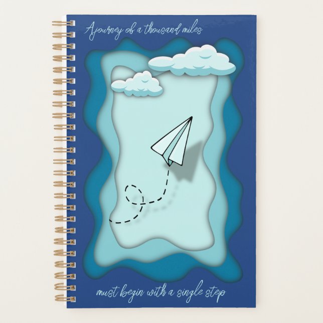 Paper airplane | Journey, Adventure, Travel Planner (Front)
