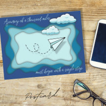 Paper airplane | Journey begin with a single