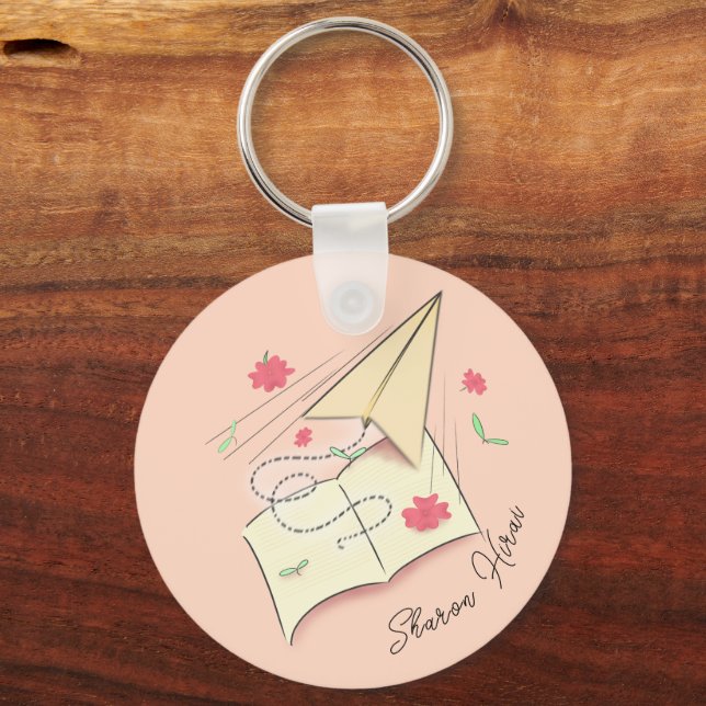 Paper Airplane Keychain | Fly Away (Back)