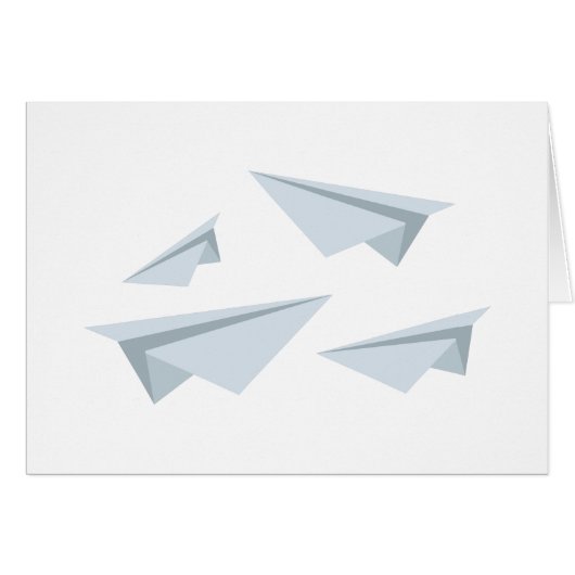 Paper Airplanes Cards (Front Horizontal)