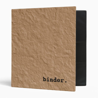Paper Bag Binder