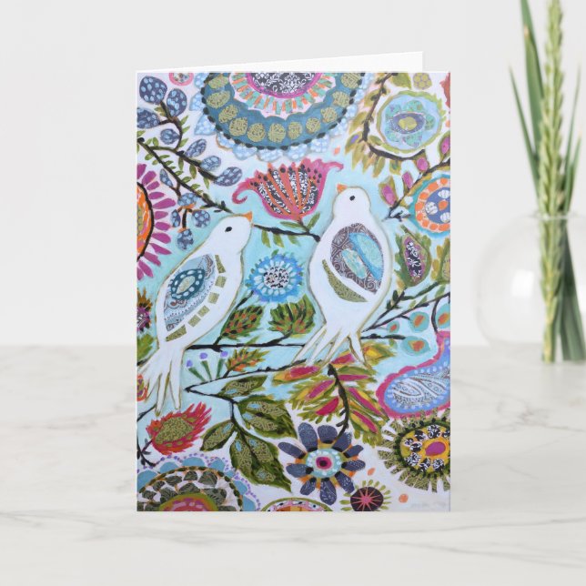 Paper Birds I Card (Front)