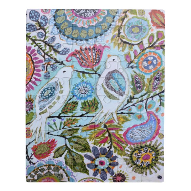 Paper Birds I Jigsaw Puzzle (Puzzle Vertical)
