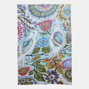 Paper Birds I Kitchen Towel