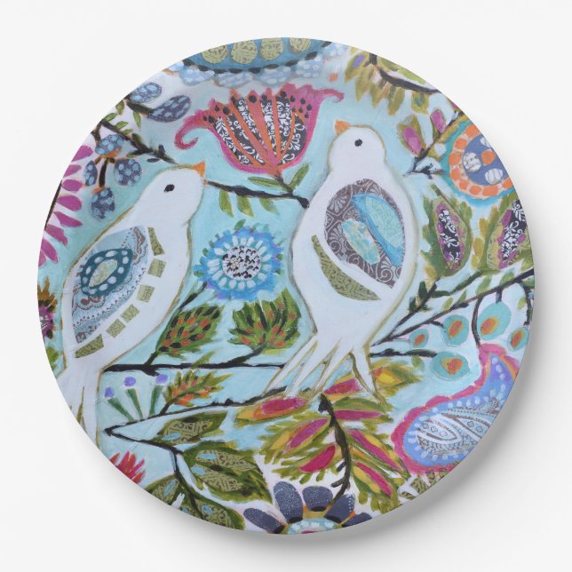 Paper Birds I Plates (Front)