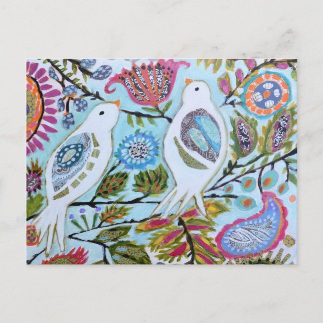 Paper Birds I Postcard (Front)