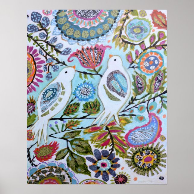 Paper Birds I Poster (Front)