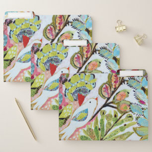 Paper Birds II File Folder