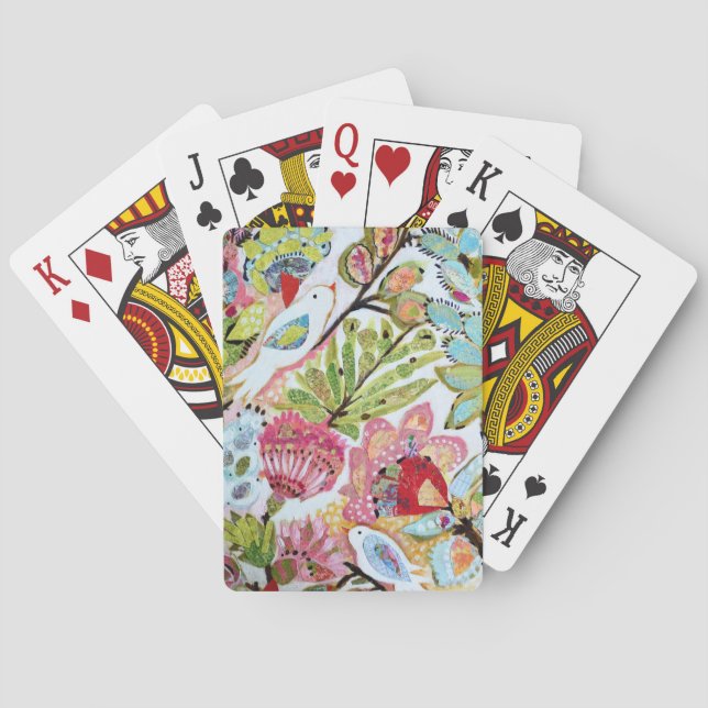 Paper Birds II Poker Cards (Back)